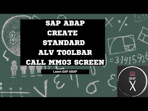 14.#AbapX - How to Copy Create Standard Menu Toolbar Buttons in ALV Report #sap #sapabap