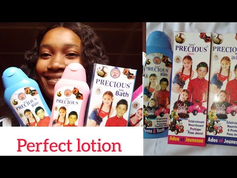 Precious baby lotion review/the best lotion for fair babies..