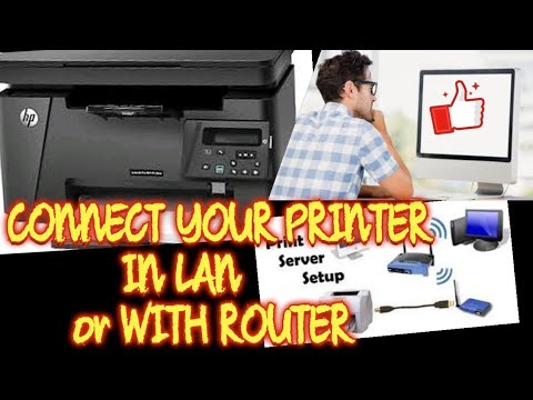 How to connect wireless printer with LAN or Router | प्रिंटर को LAN या राउटर से कैसे कनेक्ट करें