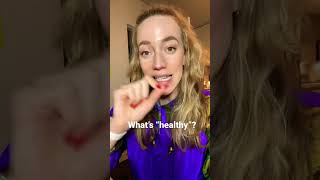 Dietitian talks about being “healthy” #dietitian #dietculture #antidiet #bodyimage # #edrecovery
