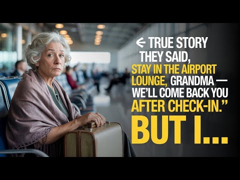 They Said, “Stay In The Airport Lounge, Grandma — We’ll Come Back For You After Check-In.” But I