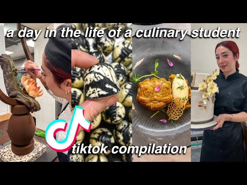 A Day In  The Life Of A Culinary Student | Culinary School Tiktok Compilation #3 | Mariah Morgan