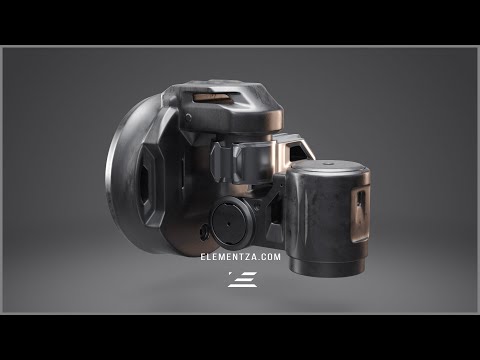 Hard Surface Clean Topology Workflow / 3D Modeling Timelapse