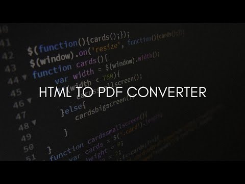 HTML TO PDF Converter Using Puppeteer.