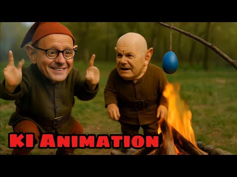 Dwarf Olaf and the Blue Easter Egg | AI Fake