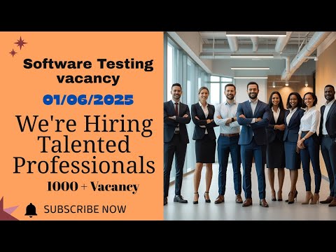 Software testing Jobs 2025 | Manual & Automation Testing | Fresher & Experience Jobs