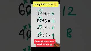 Crazy Math tricks 😯#shorts #ytshorts #infinitytricks