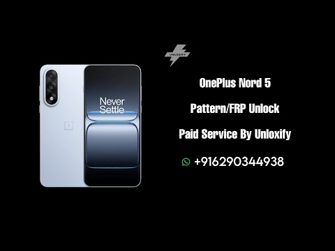 OnePlus Nord 5 (CPH2707) FRP Unlock 
