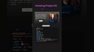 HTML CSS amazing project 😨😨 |HTML | CSS projects #shorts #youtubeshorts  #htmlproject