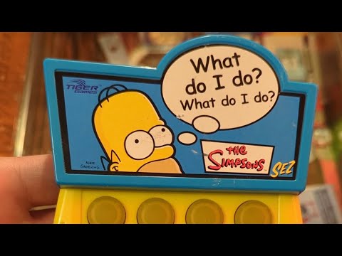 2003 Tiger Toys "The Simpsons Sez" Soundboard Matching Game