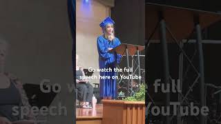 Graduation speech! #classof2024