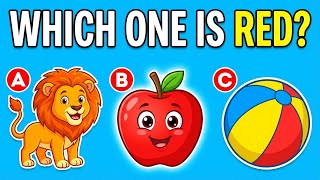 Guess the Animal, Color & Fruit! | Fun Quiz Game for Kids & Toddlers