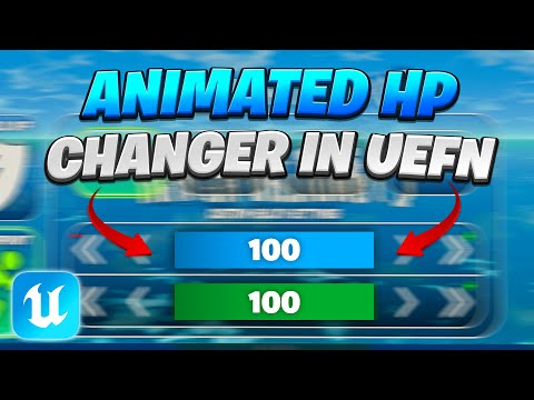 How to Make an Animated HP Changer in UEFN | Easy Tutorial