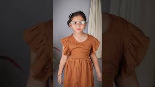 kids wear collection for girls with adjustable belts #fashion #kidsfashionblogger #childrensclothing
