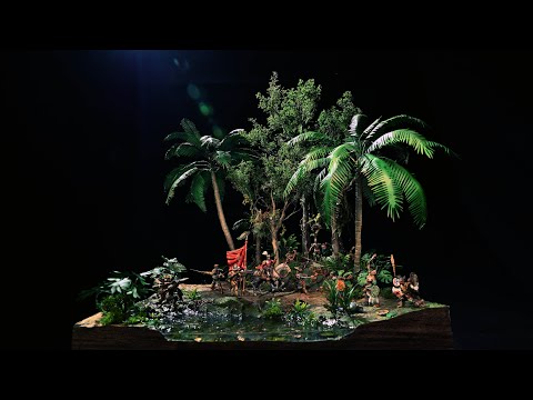 Jungle Clash: Creating a Diorama of the First Encounter Between Spanish Conquistadors and Maya