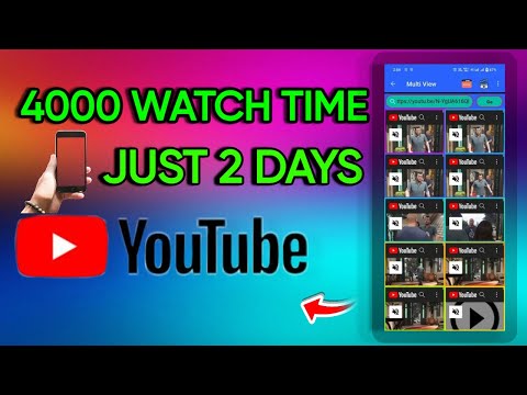 How to Complete 4000 Hours Watch Time on YouTube (FAST TRICKS)