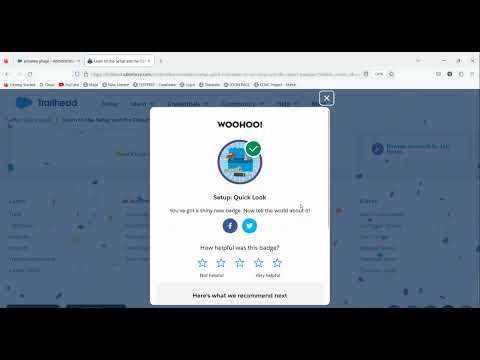 Setup: Quick Look | #salesforce #trailhead #salesforceadmin