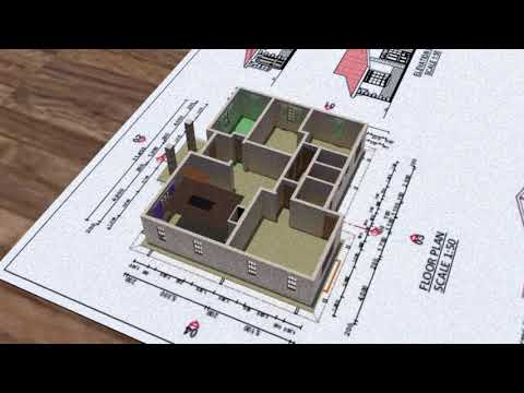 House animation(bungalow).