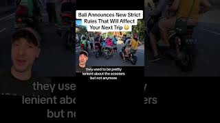 Bali Announces New Strict Rules For Tourist 😳⚠️ #travelbali #travelnews #travelupdates