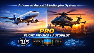 Advanced Aircraft & Helicopter System - Professional Flight Physics & Autopilot  for Unreal Engine 5