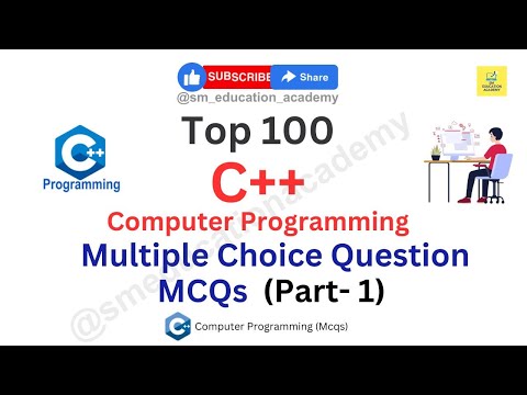 C++ MCQs Quiz with Answers | Mixed Programming Questions | Part 1