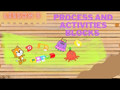 ScratchJr Lesson 5 - Process and Activities Blocks