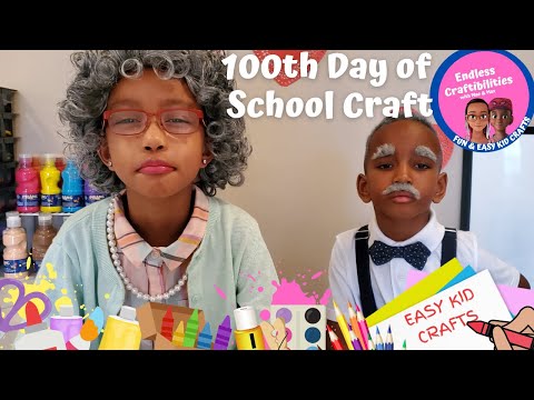 100th day of school celebration craft #craftingtutorial #funcostume #100thdayofschool #funcrafts