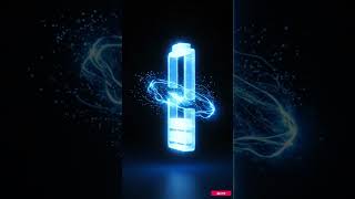 Hypnotic Holographic Battery Loop | Abstract Tech Background 4K