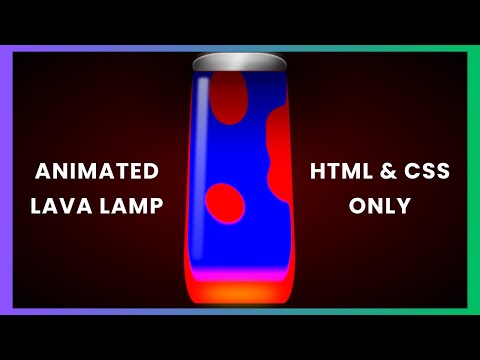 LATEST CSS ANIMATED LAVA LAMP 🔥 || CSS ANIMATION EFFECTS #html #css