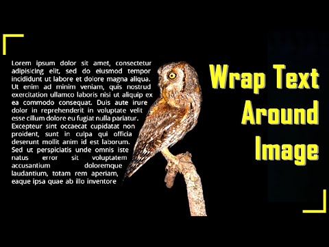Wrap Text Around Image | Photoshop Tutorial