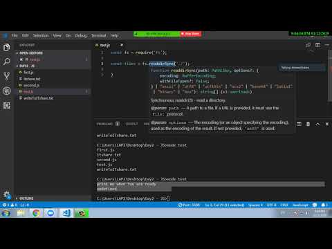 10 10  Async File System with NodeJS in Arabic