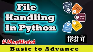 File Handling in Python from Basic To Advance | CodeMyth 🔥
