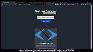 Next Link Previewer | Findcoder.io Challenge Submission