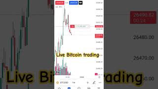 🤑Live trading Bitcoin| Bitcoin Live trading today|Live trading| #shorts #bitcoin #bitcointrading