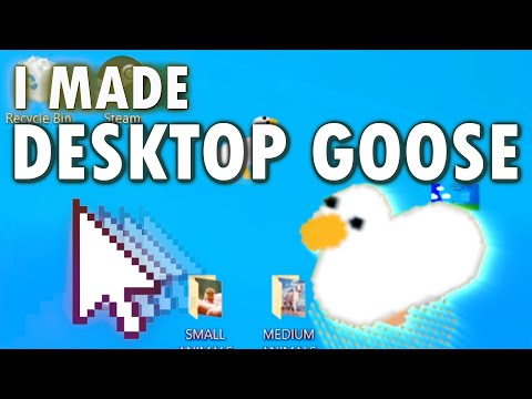 I made Desktop Goose. He's a jerk.