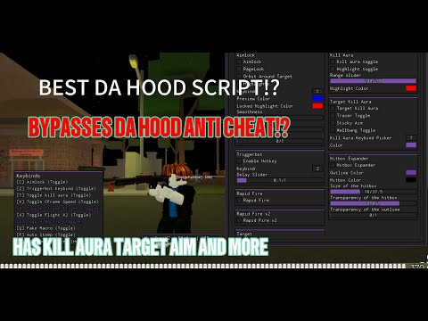 BEST DA HOOD SCRIPT!? KILL AURA TARGET AIM AIMBOT AND MORE BYPASSES ANTI CHEAT DONT MISS STAR USE⭐🌟✨