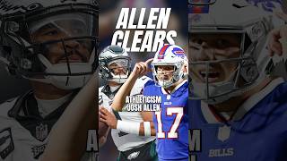 Josh Allen clears Jalen Hurts… obviously… #nfl #football #bills #eagles