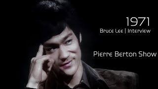 Bruce Lee: The Lost Interview ' | Pierre Berton Show 1971