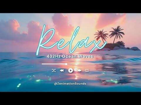 4 Hours Relaxing Sleep Music🎵 Deep Sleeping Music | 4k Ocean Waves | Meditation Music | Water