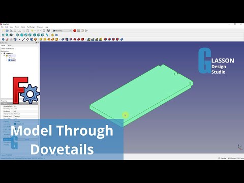 Howto model Through Dovetails  in FreeCAD