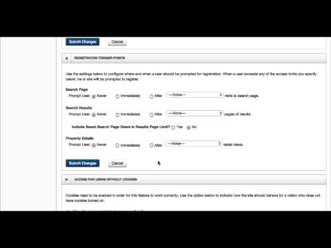 IDX Lead Capture & User Registration