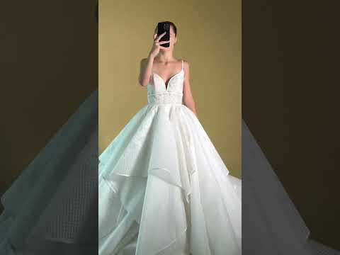 How much do you plan on sitting for your wedding day? Asking for a dress ✨ #bridalgown #hayleypaige