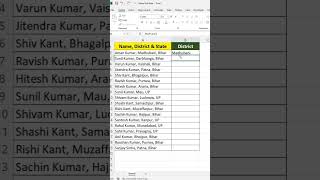 Flash Fill - Advance Excel Tips 🔥🔥| Excel Tips & Tricks #flashfill @tausifeduworld