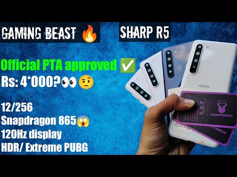 Gaming King is back🔥. Sharp Aquos R5g Official PTA approved best Price.