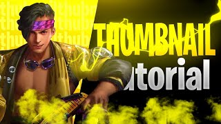 FREE FIRE LIVESTREAM THUMBNAIL TUTORIAL II PART 1 II IN MALAYALAM🥰🥰