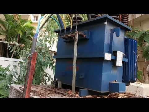 11KV/433V Three Phase Step Down Transformer.