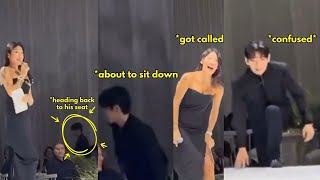 Love the way Taehyung effortlessly make everyone laugh and all he did was step up on that stage😭