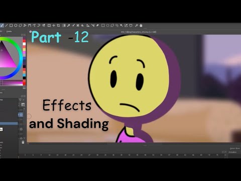 Effects and Shading -Part 12, Krita animation course 2025