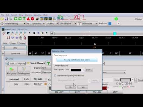 Logic Analyzer GoLogicXL: Colors (options #03)