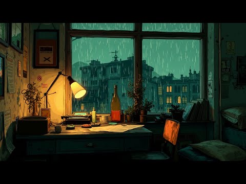 Cozy Rainy Night Lofi | Chill Beats for Study & Relaxation ~ Focus Music